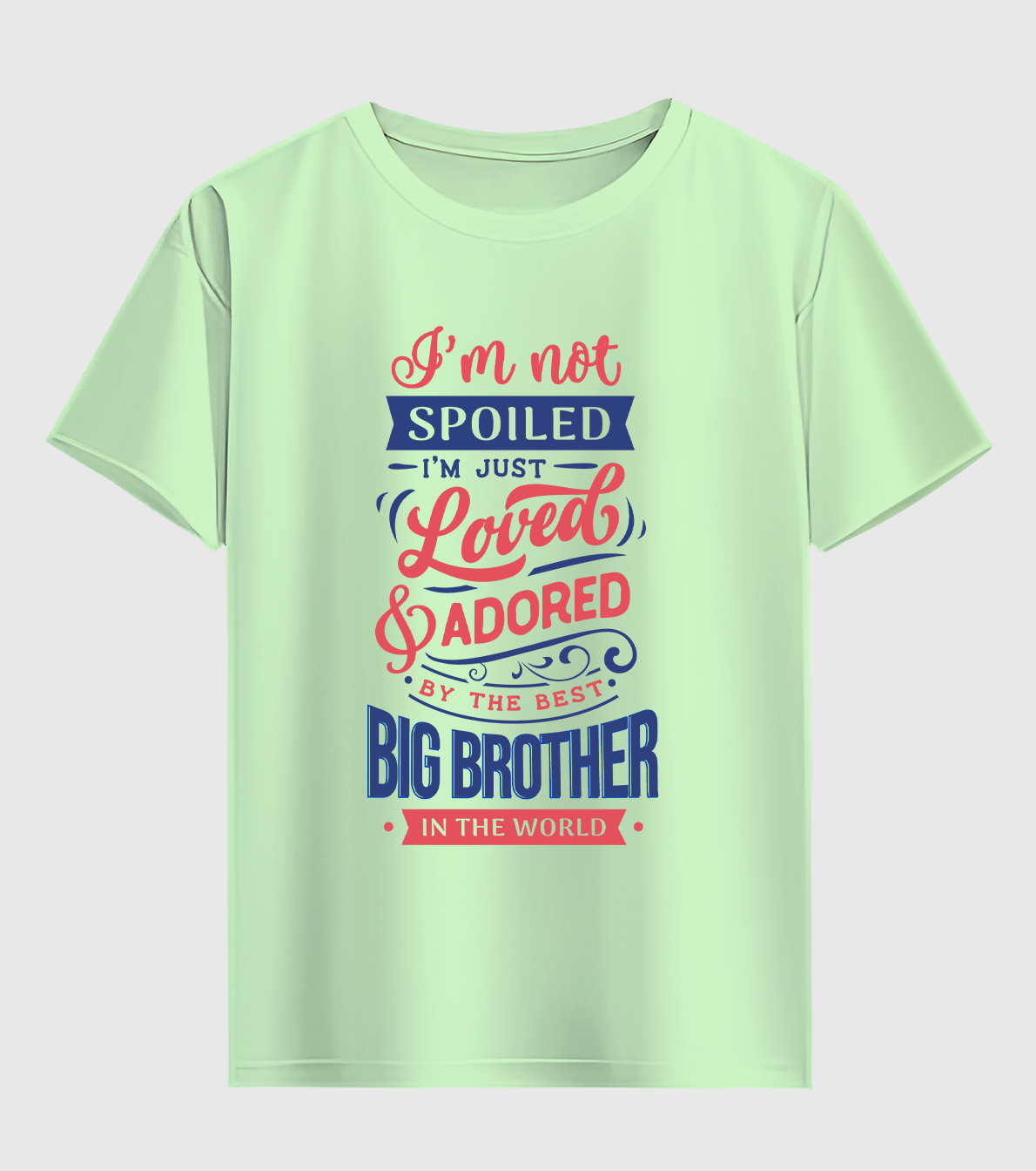 Loved by Big Brother Half Sleeve T-Shirt - Main Image