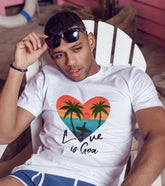 Love is Goa Unisex Half Sleeve T-Shirt