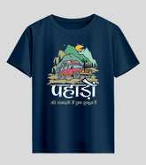 Pahadon Hindi Unisex Half Sleeve T-Shirt