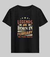 Born in February Half Sleeve T-Shirt