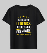 Born in February Half Sleeve T-Shirt