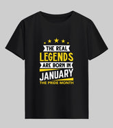 Born in January Half Sleeve T-Shirt