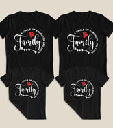 Family Strength And Love Unisex Half Sleeve T-Shirts (Pack of 4)