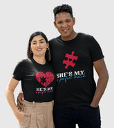 Perfect Match Unisex Half Sleeve T-Shirts (Pack of 2)