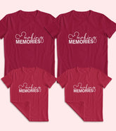 Making Memories Unisex Half Sleeve T-Shirts (Pack of 4)