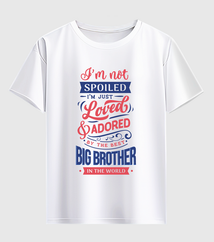 Loved by Big Brother Half Sleeve T-Shirt