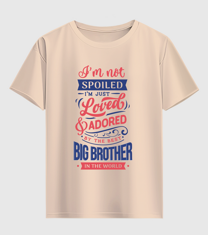 Loved by Big Brother Half Sleeve T-Shirt