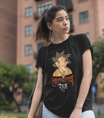 LaalBaagCha Raja Unisex Half Sleeve T-Shirt