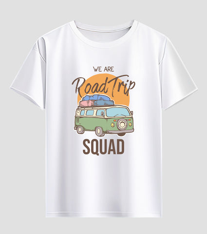 Roadtrip Squad Unisex Half Sleeve T-Shirt