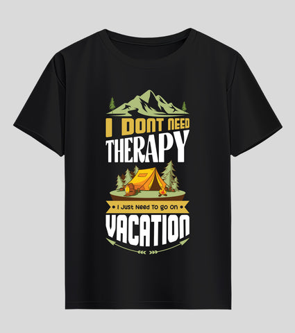 On Vacation Unisex Half Sleeve T-Shirt