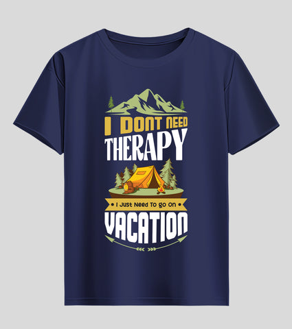 On Vacation Unisex Half Sleeve T-Shirt