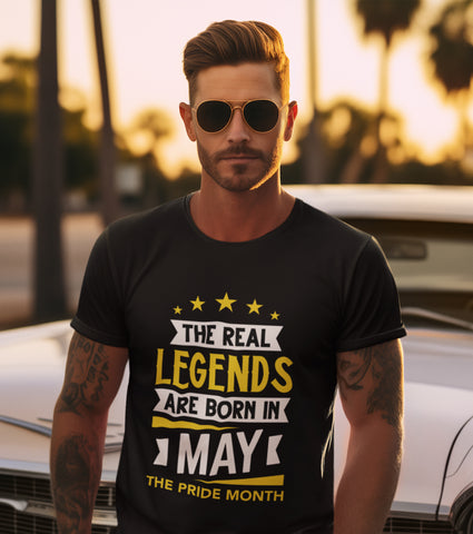 Born in May Half Sleeve T-Shirt