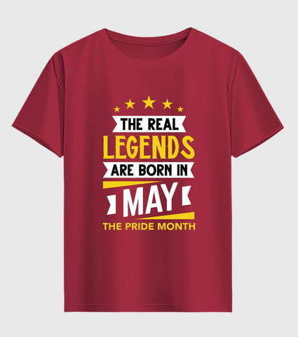 Born in May Half Sleeve T-Shirt