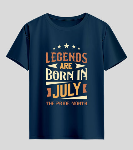 Born in July Half Sleeve T-Shirt