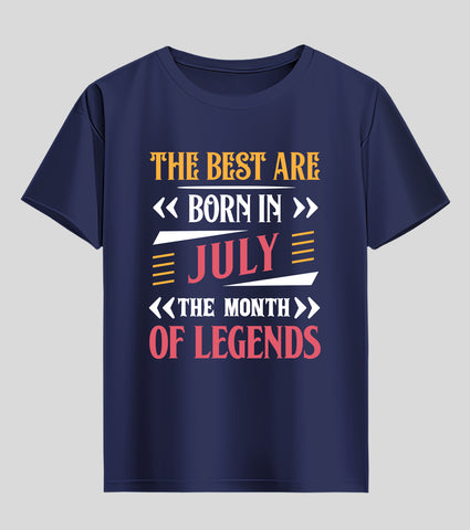 Best are Born in July Half Sleeve T-Shirt