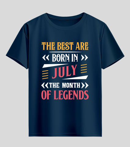Best are Born in July Half Sleeve T-Shirt