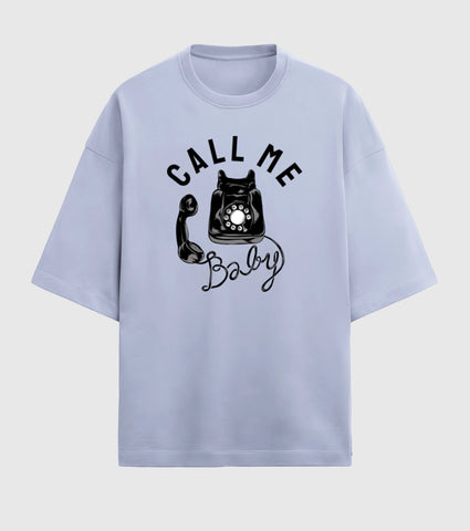 Call Me baby Unisex Terry Oversized T-Shirt