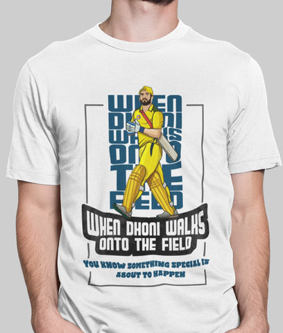 Dhoni Walks Unisex Half Sleeve T-Shirt