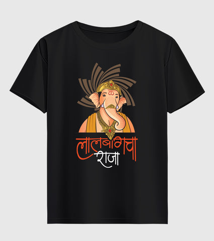 LaalBaagCha Raja Unisex Half Sleeve T-Shirt