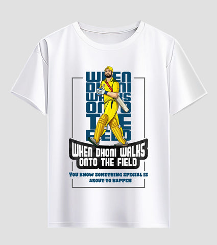 Dhoni Walks Unisex Half Sleeve T-Shirt