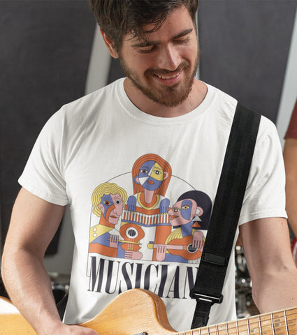 Musician Unisex Half Sleeve T-Shirt