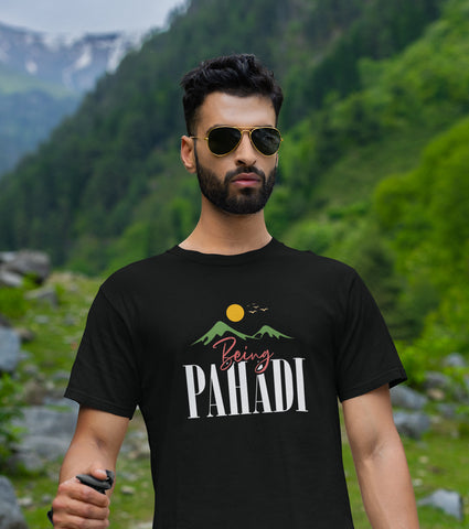 Being Pahadi Unisex Half Sleeve T-Shirt