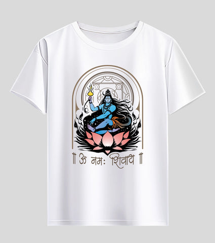 Om Namah Shivay Unisex Half Sleeve T-Shirt
