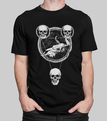 Skull Triangle Half Sleeve T-Shirt