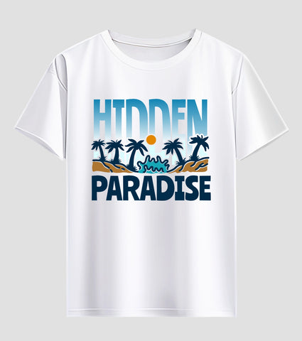 Hidden Paradise Unisex Half Sleeve T-Shirt