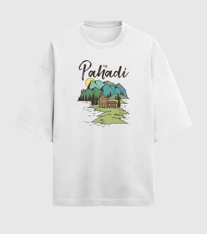 The Pahadi Unisex Terry Oversized T-Shirt
