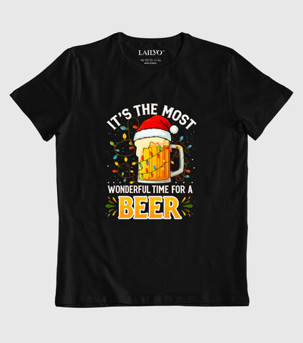 Wonderful Time For Beer Unisex Half Sleeve T-Shirt