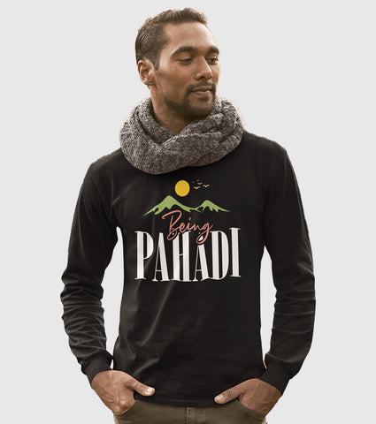 Being Pahadi Unisex Full Sleeve T Shirt
