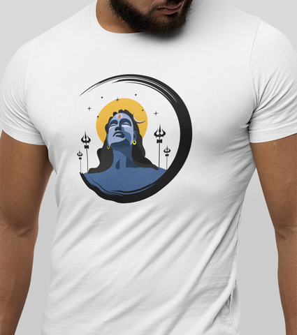 Adiyogi Unisex Half Sleeve T-Shirt