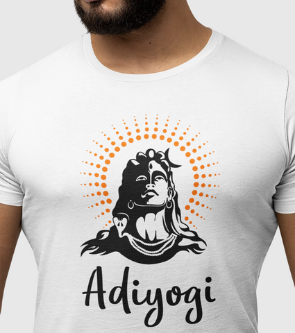 Adiyogi Unisex Half Sleeve T-Shirt