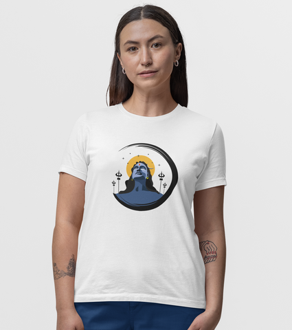 Adiyogi Unisex Half Sleeve T-Shirt