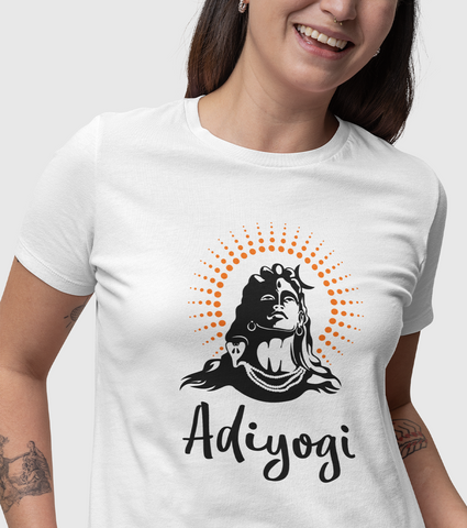 Adiyogi Unisex Half Sleeve T-Shirt