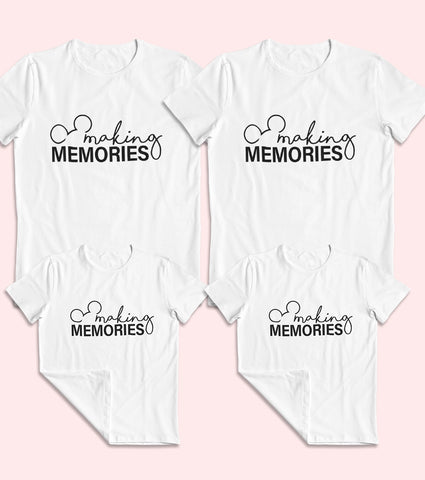 Making Memories Unisex Half Sleeve T-Shirts (Pack of 4)