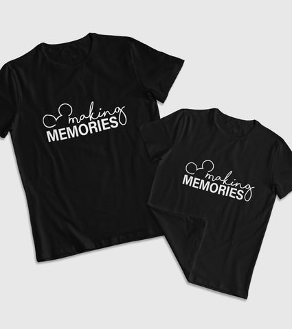 Making Memories Unisex Half Sleeve T-Shirts (Pack of 2)