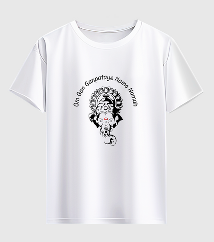 Om Ganganpataye Namah Unisex Half Sleeve T-Shirt