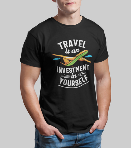 Travel Is Investment Unisex Half Sleeve T-Shirt