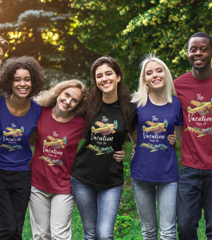 Vacation Mode On Unisex Half Sleeve T-Shirt