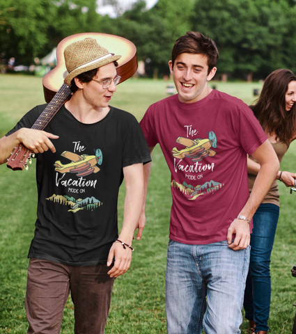 Vacation Mode On Unisex Half Sleeve T-Shirt