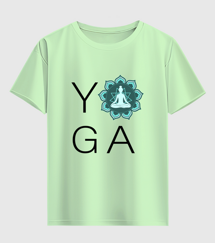 Yoga Meditation Unisex Half Sleeve T-Shirt